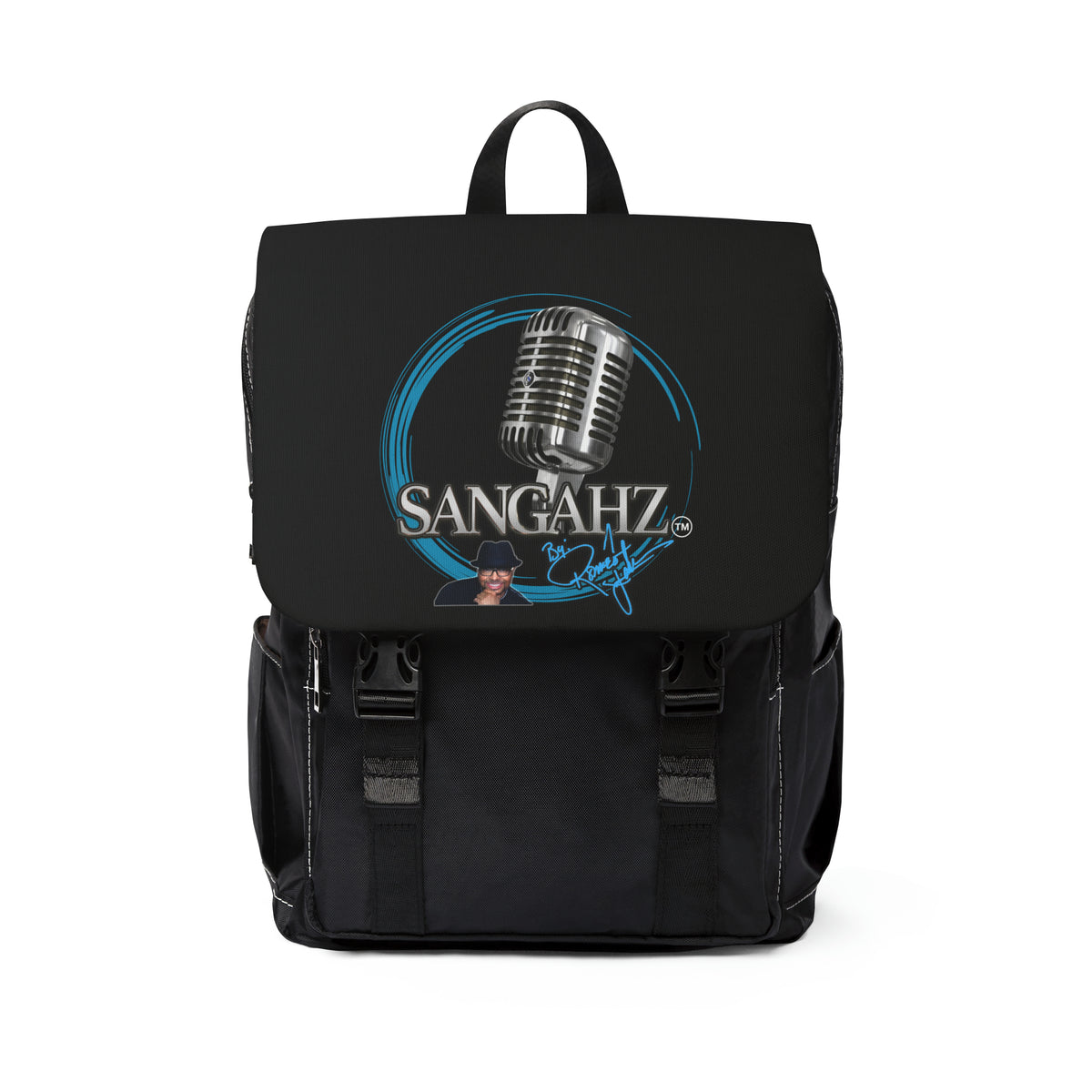 SANGAHZ Circle Backpack BLK – SANGAHZByRomeoJ