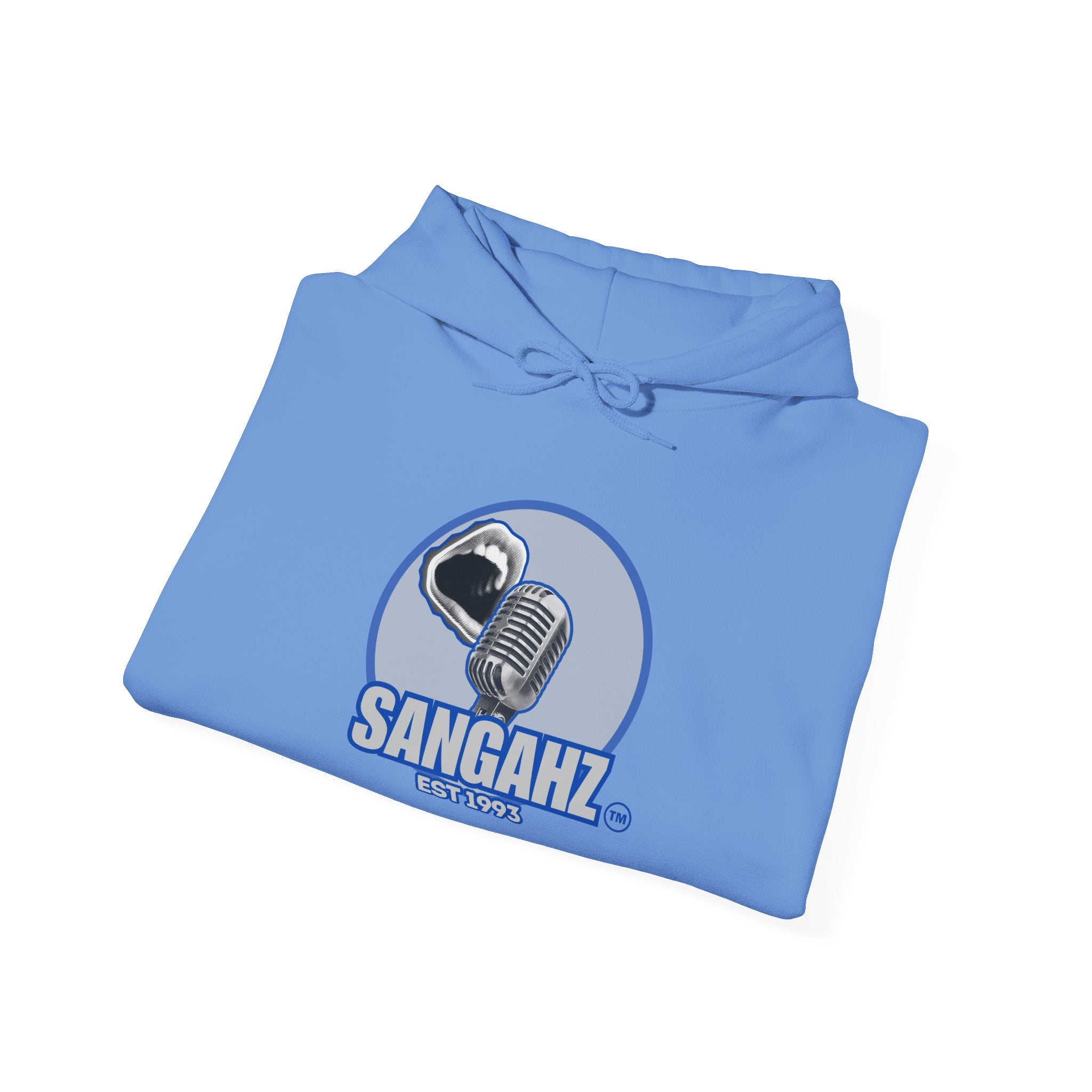SANGAHZ™ Mouth "blue"  Hooded Sweatshirt