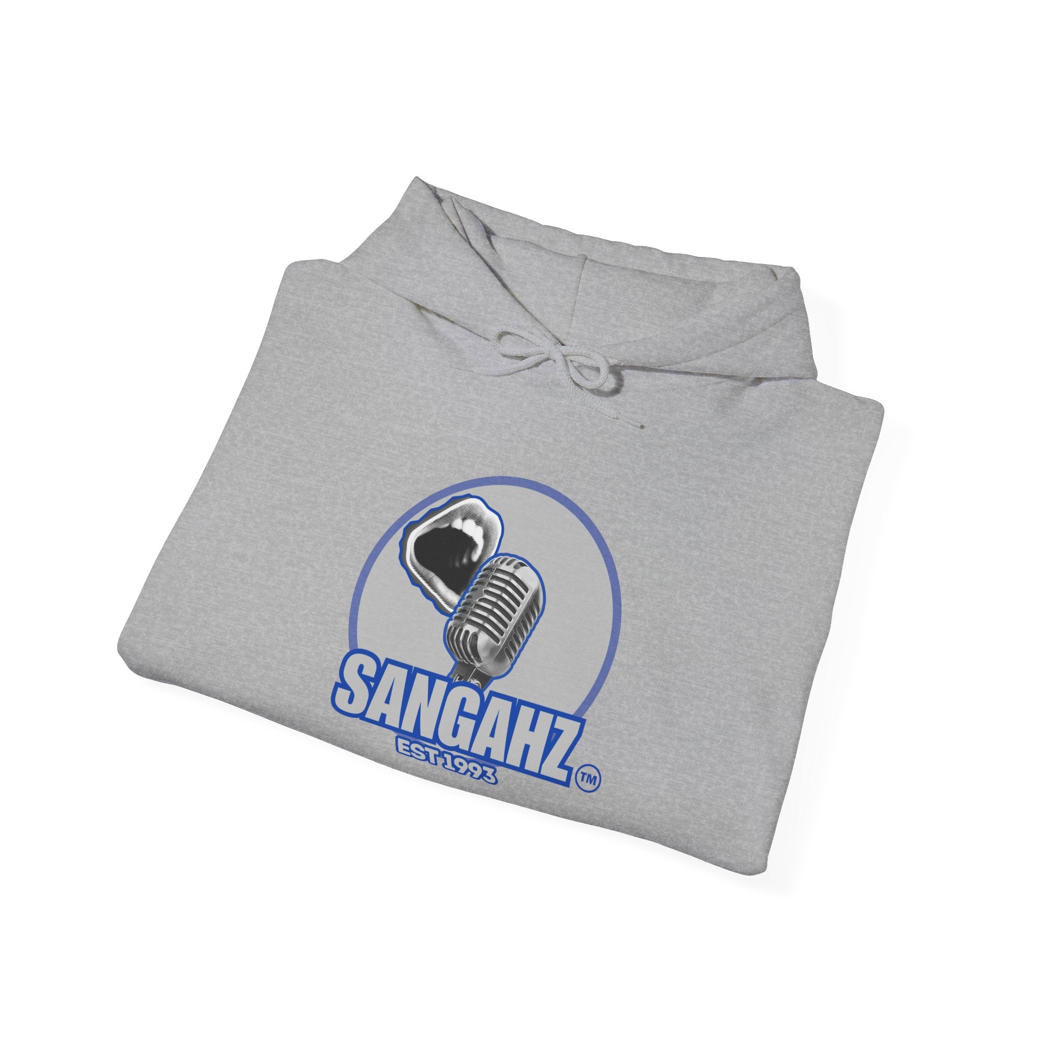 SANGAHZ™ Mouth "blue"  Hooded Sweatshirt
