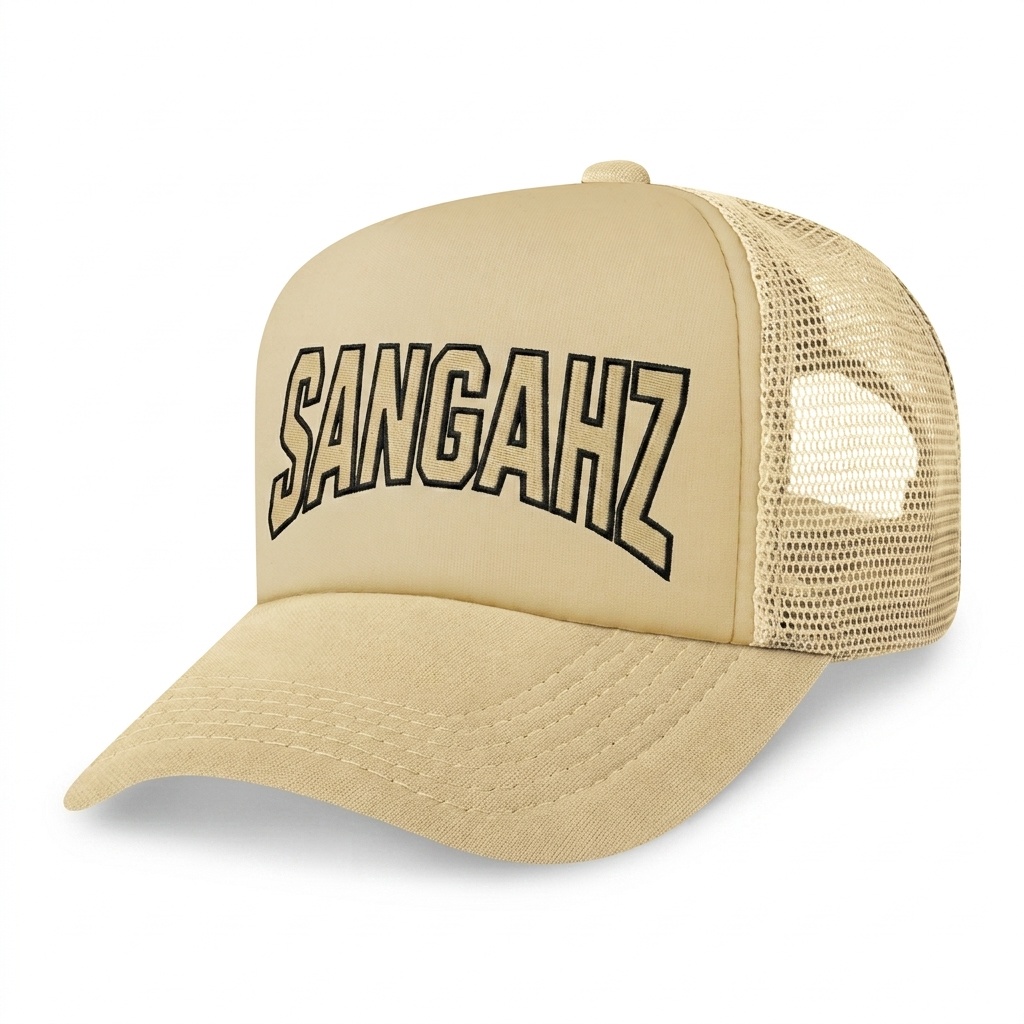 SANGAHZ Desert Sand and Black SANGHAZ Snapback Hat