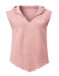 Sangahz Sleeveless Hoodie Shirt - Pink