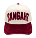 SANGAHZ Custom Burgundy and White Hat