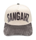 SANGAHZ Custom Gray and White Hat
