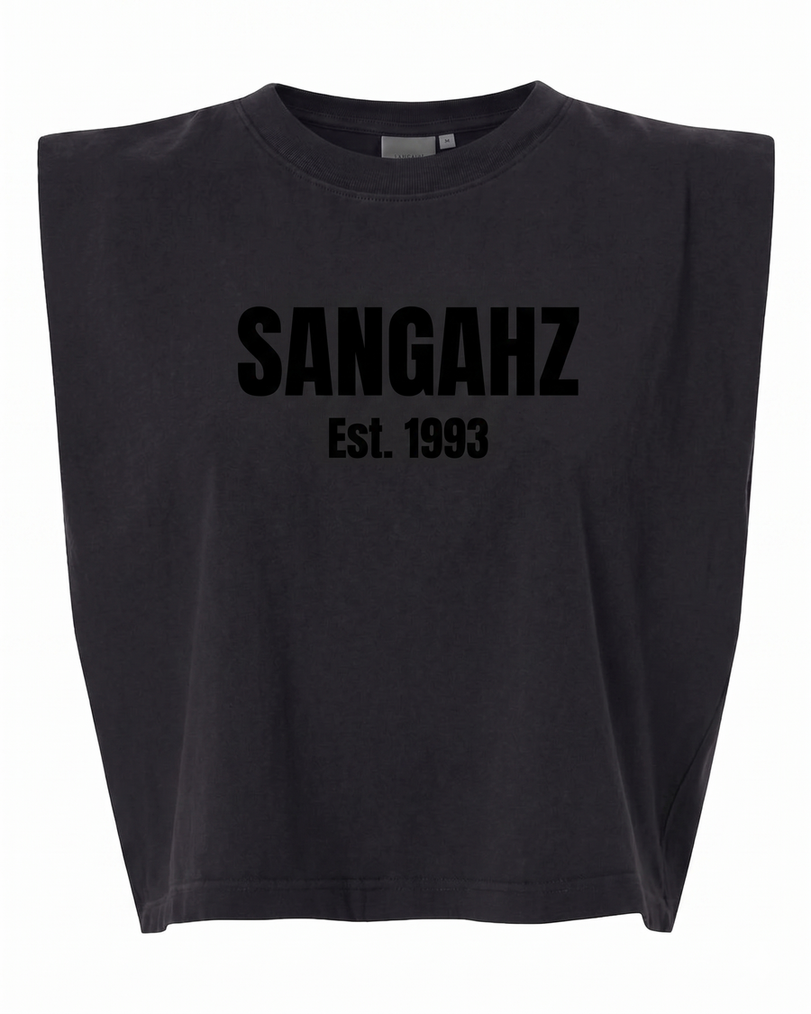 Crop Tee, Black