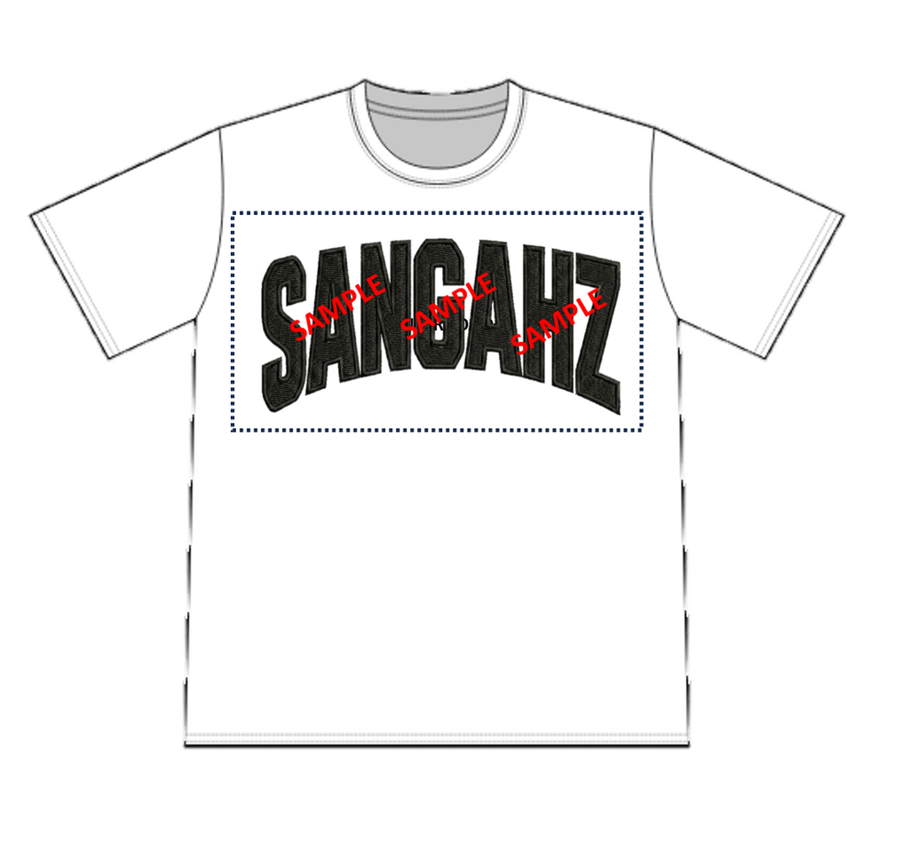 SANGHAZ Custom Clothing - Solid Customizable SANGAHZ T-Shirt
