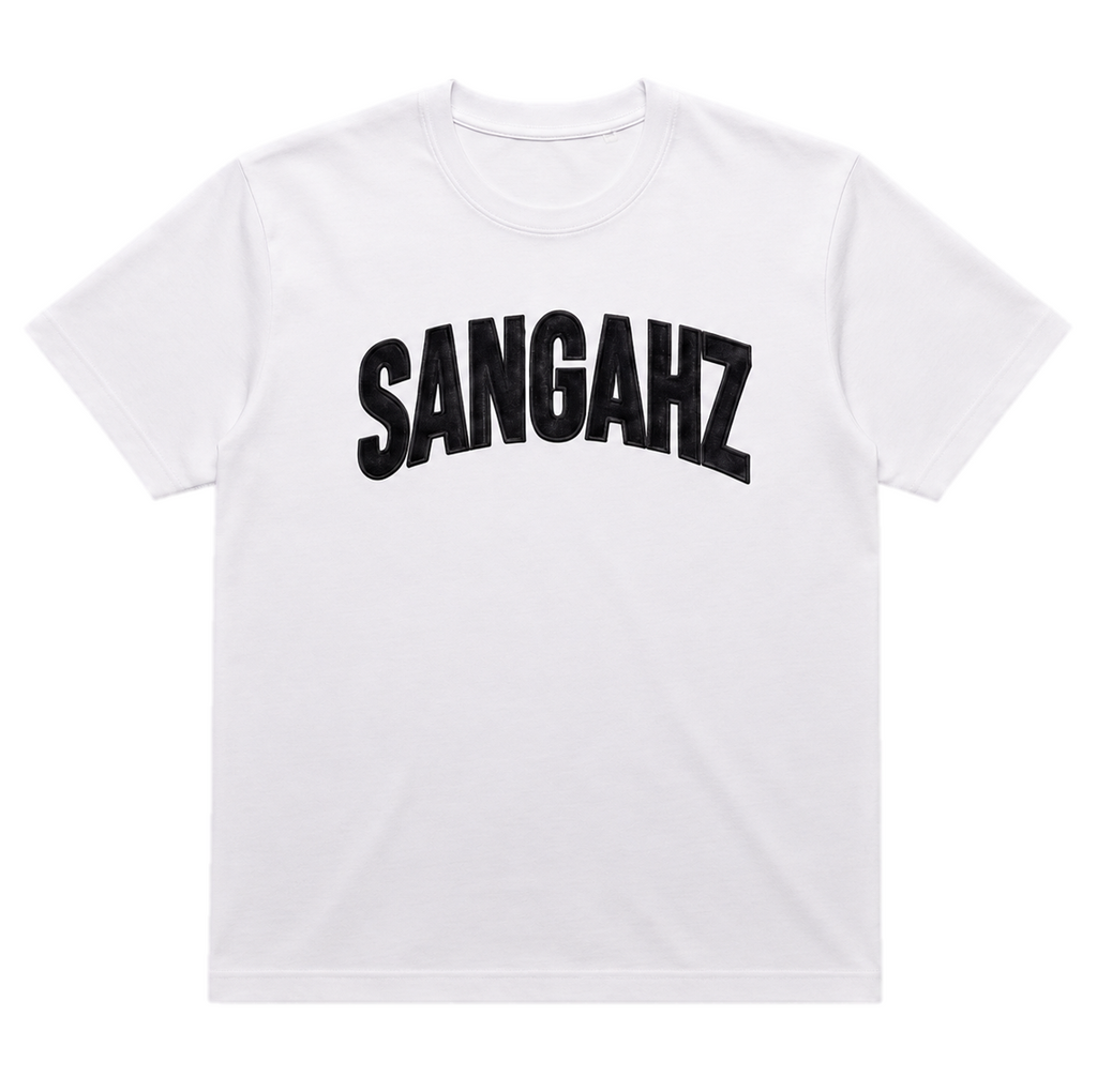 SANGHAZ Custom Clothing - Solid White SANGAHZ T-Shirt