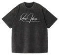 SANGHAZ Custom Clothing - Vintage Washed Black and White Signature T-Shirt