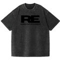 SANGHAZ Custom Clothing - Vintage Washed Black on Black ROMEO ENTERTAINMENT T-Shirt