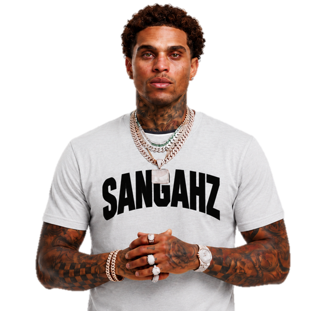 SANGHAZ Custom Clothing - Solid Light Gray SANGAHZ T-Shirt