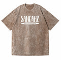 SANGAHZ Tee, Faded Brown, Touch Your Soul logo in White