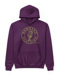Sangahz Custom Clothing - Gold Circular Logo / Purple Hoodie