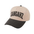 Sangahz Gray Suede and Beige Trucker Cap