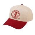 Sangahz Red and Beige Mic Trucker Cap