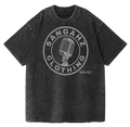 SANGHAZ Custom Clothing - Vintage Washed Black and Gray ROMEO ENTERTAINMENT T-Shirt