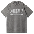 SANGHAZ Custom Clothing - Vintage Washed Gray and Light Grat Sangahz T-Shirt