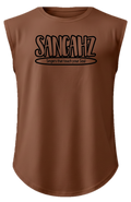 Sangahz Sleeveless Tank Top - Coffee