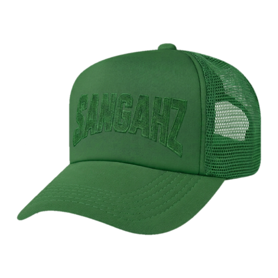 Sangahz Custom Green Snapback Hat