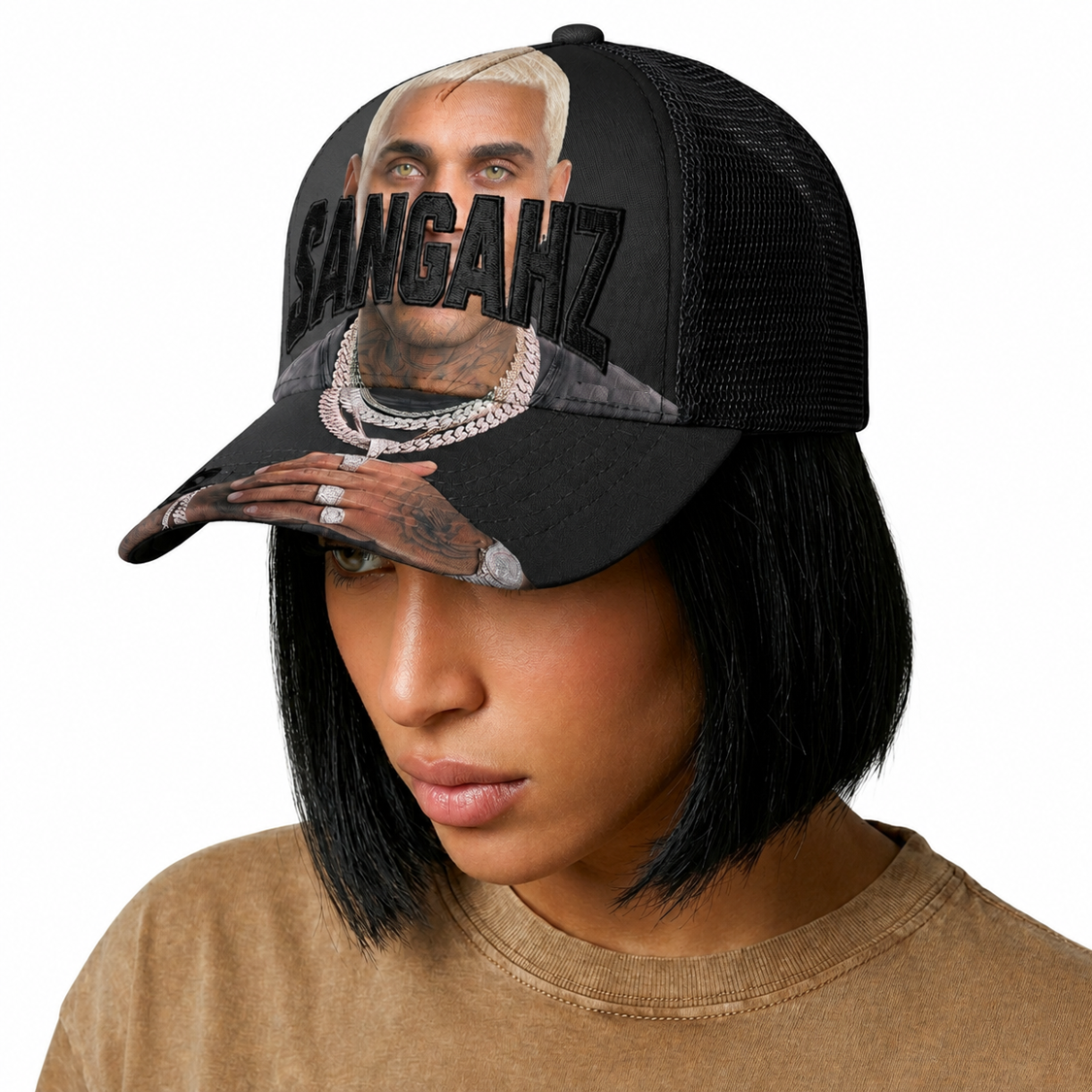 SANGAHZ LIMITED EDITION Personalized ROCKER Snapback Hat