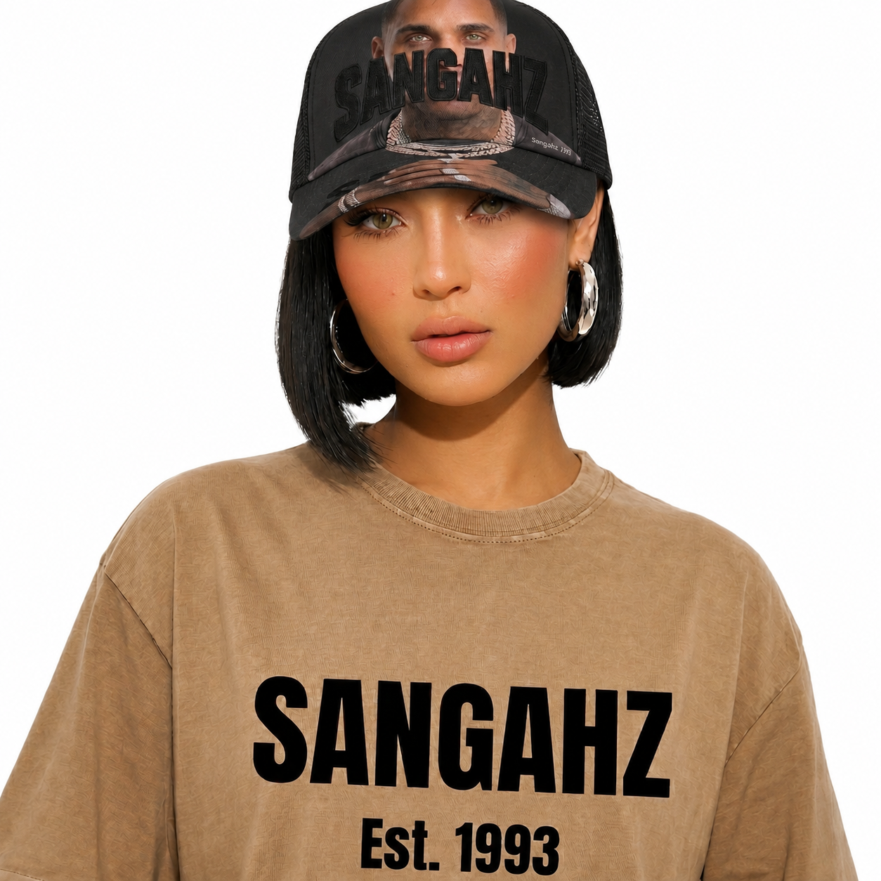 SANGAHZ LIMITED EDITION Personalized ROCKER Snapback Hat