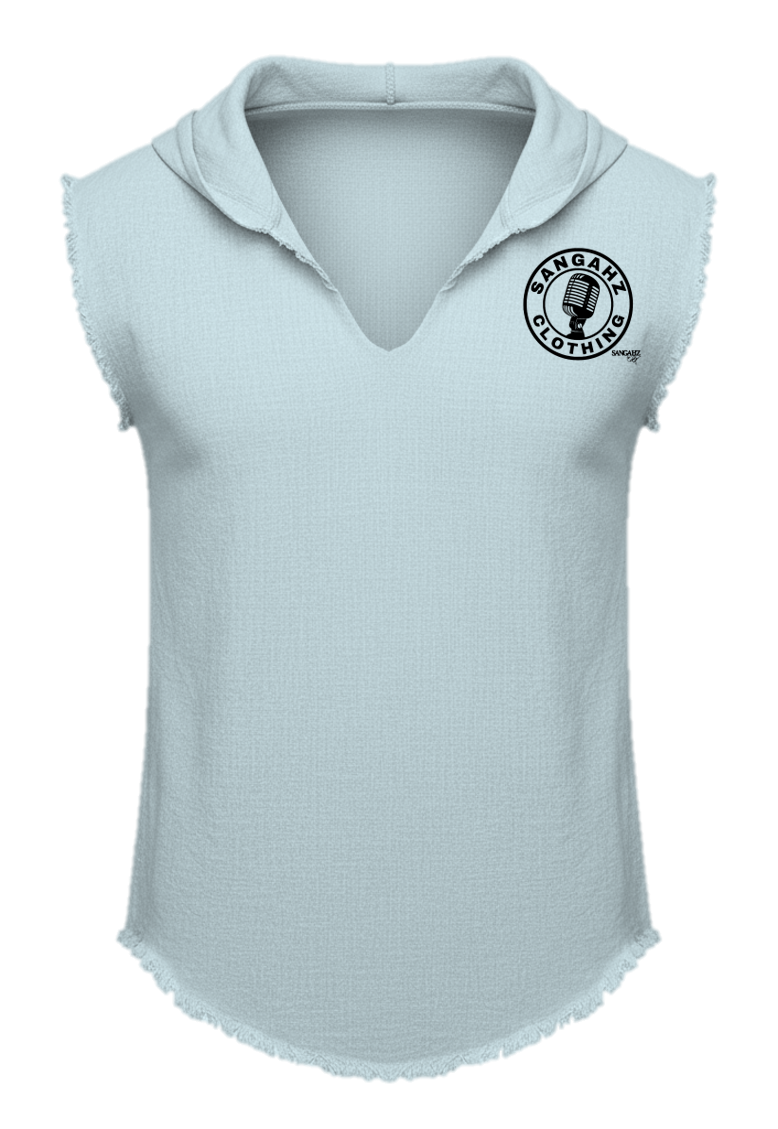 Sangahz Sleeveless Hoodie - Blue