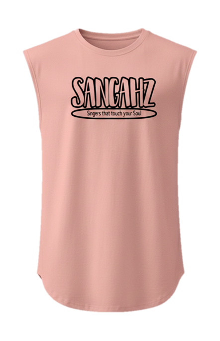Sangahz Sleeveless Tank Top - Pink