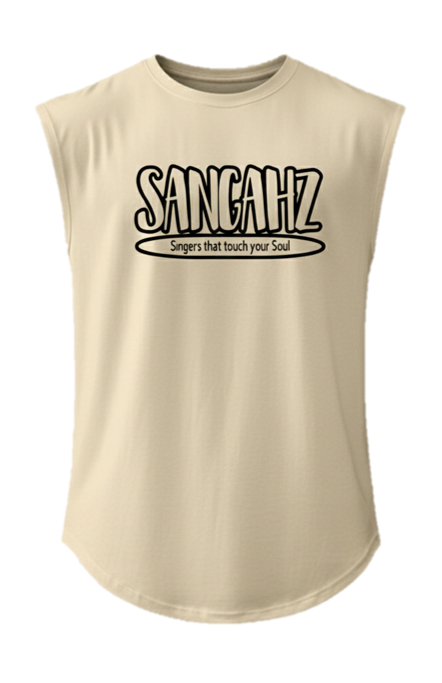 Sangahz Sleeveless Tank Top - Khaki