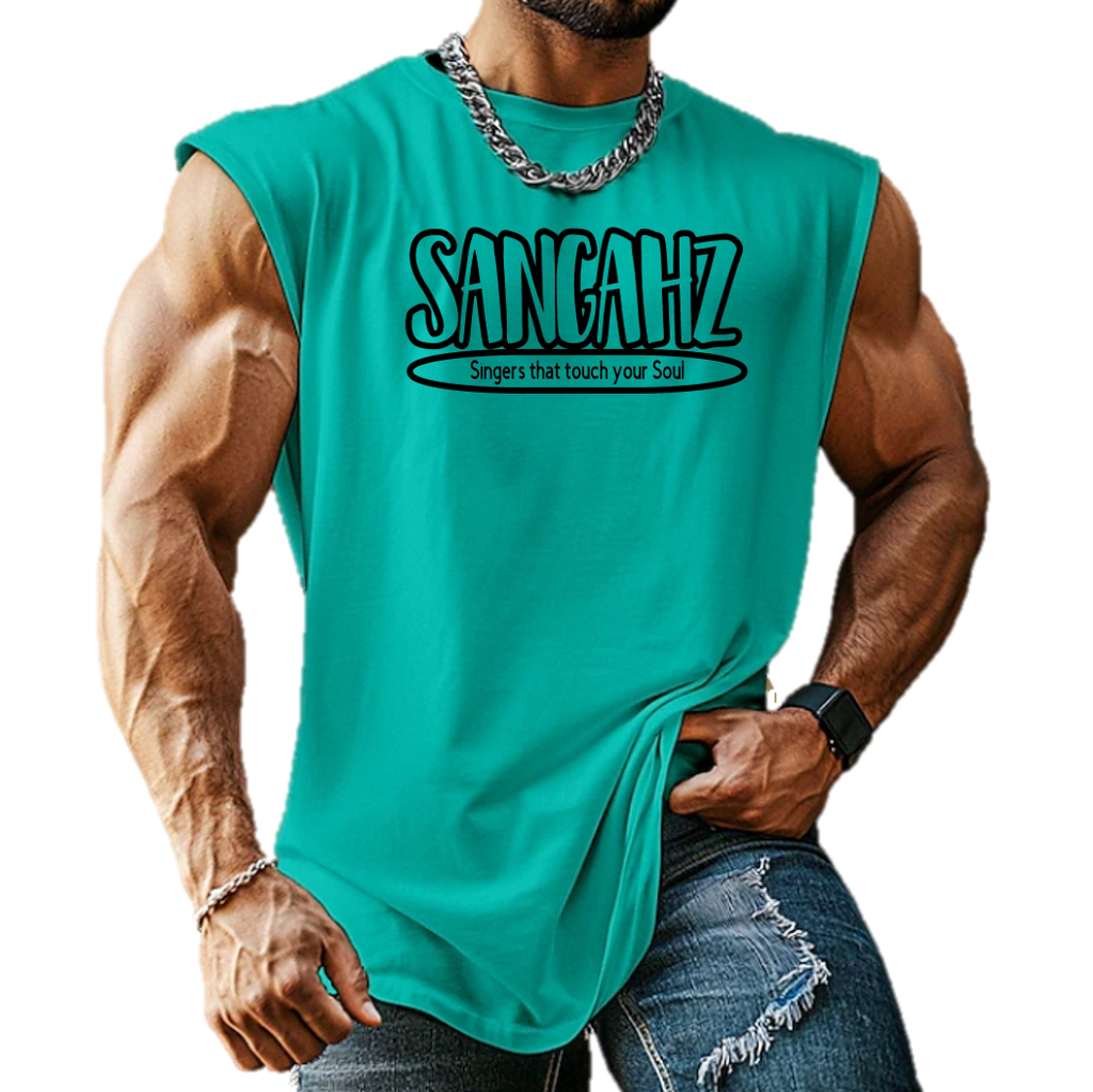Sangahz Sleeveless Tank Top - Green