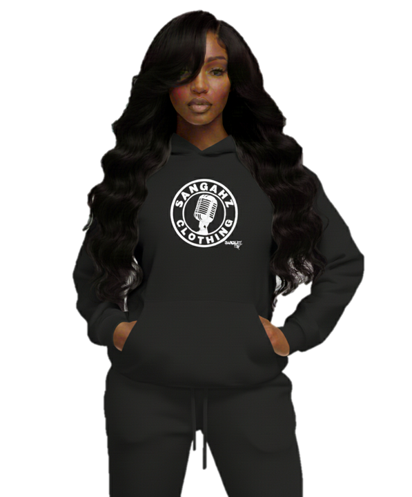 Sangahz - Two Piece Sweat Suit - Black