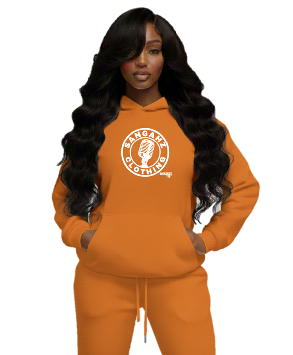 Sangahz - Two Piece Sweat Suit - Orange