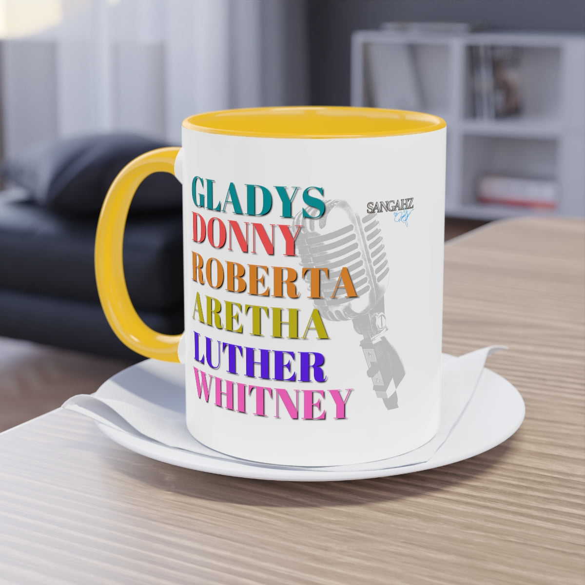 SANGAHZ "Royalty"  Two-Tone Coffee Mug