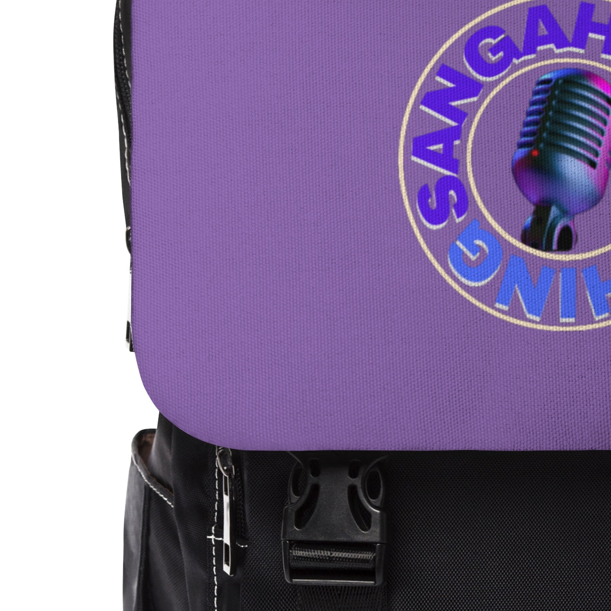 SANGAHZ Clothing Unisex  Backpack Prpl