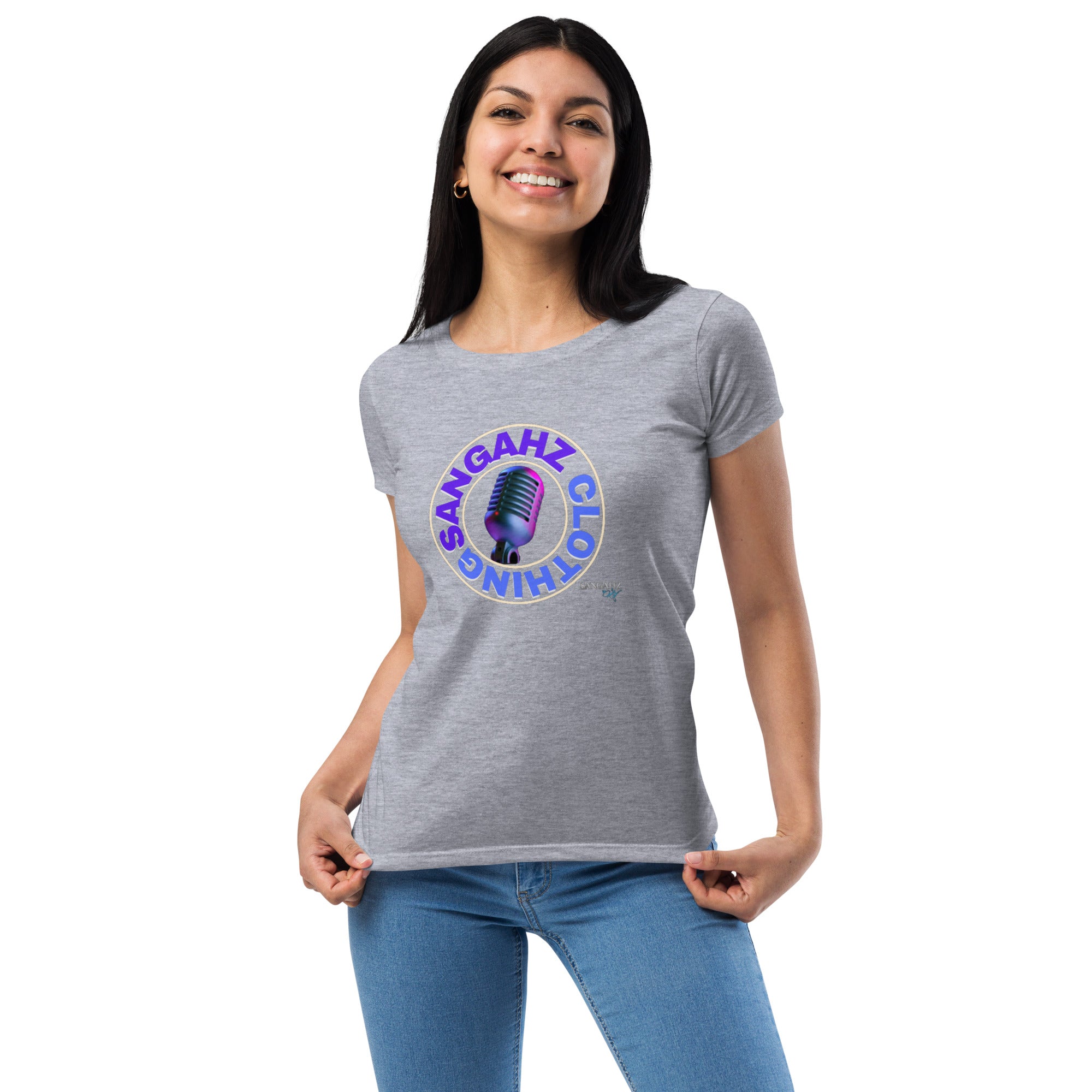 SANGAHZ Clothing Women’s fitted t-shirt