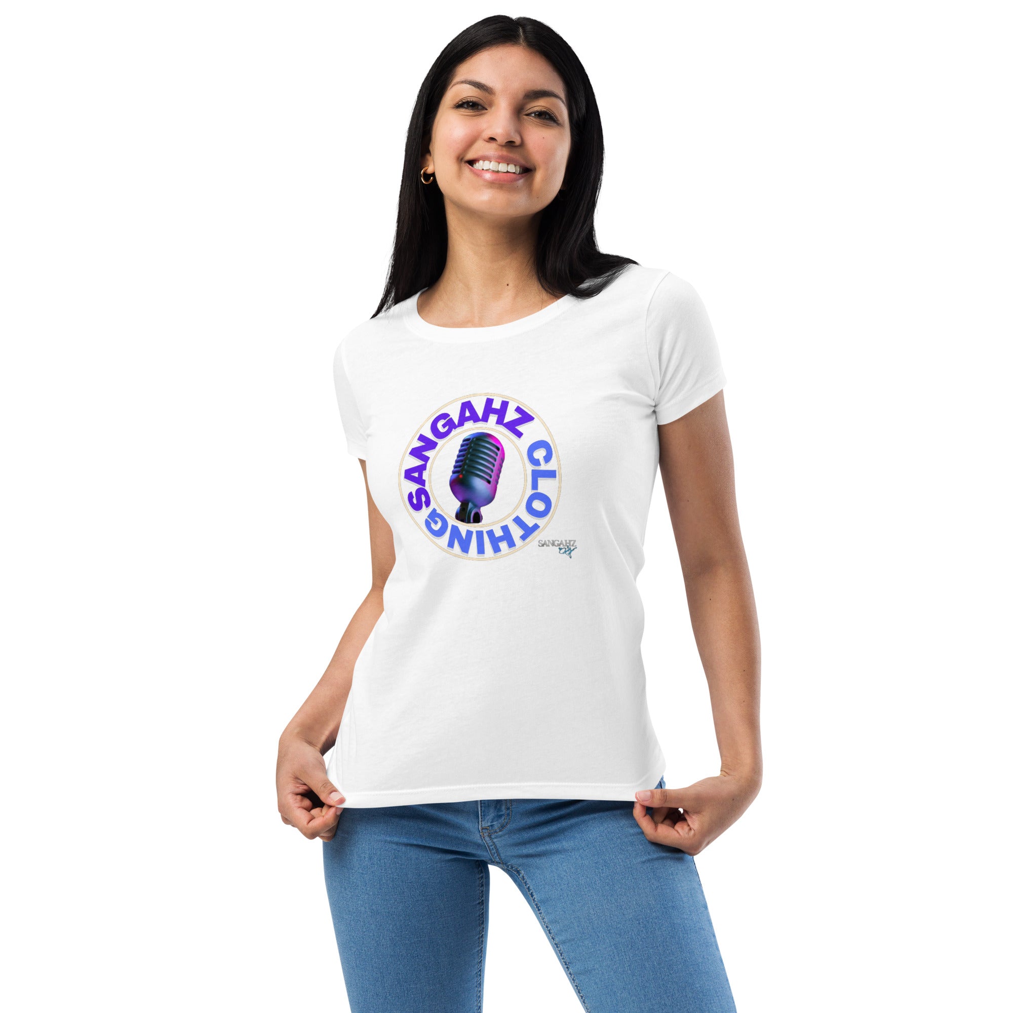 SANGAHZ Clothing Women’s fitted t-shirt